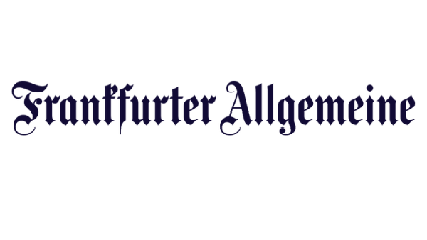 Logo der Frankfurter Allgemeinen Zeitung in Frakturschrift.